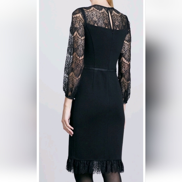 Tory burch Tiana Dress in Black Size small lace details - Picture 2 of 8